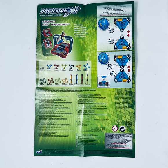 Mega Brands Magnext Set with Instructions, RARE! - Picture 3 of 3